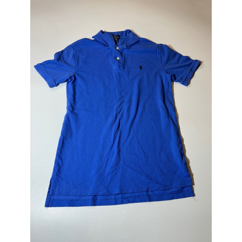 Polo Ralph Lauren Polo Shirt Boys' L 14-16 Blue Short Sleeve Pony Logo
